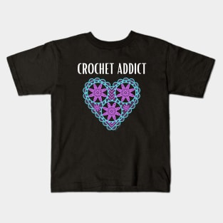 Crochet Addict Kids T-Shirt